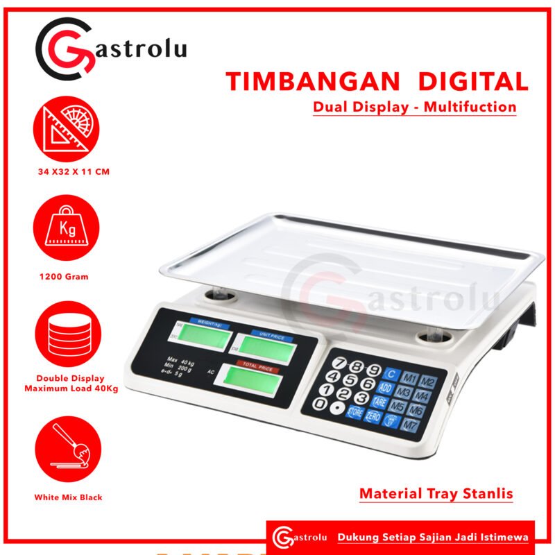 Timbangan Dapur Digital Sayur Buah 40kg