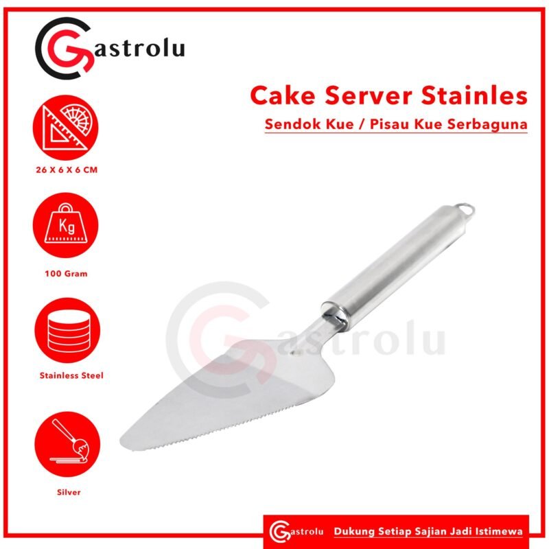 Cake Server Stainless Steel – Sendok Kue / Pisau Kue Serbaguna