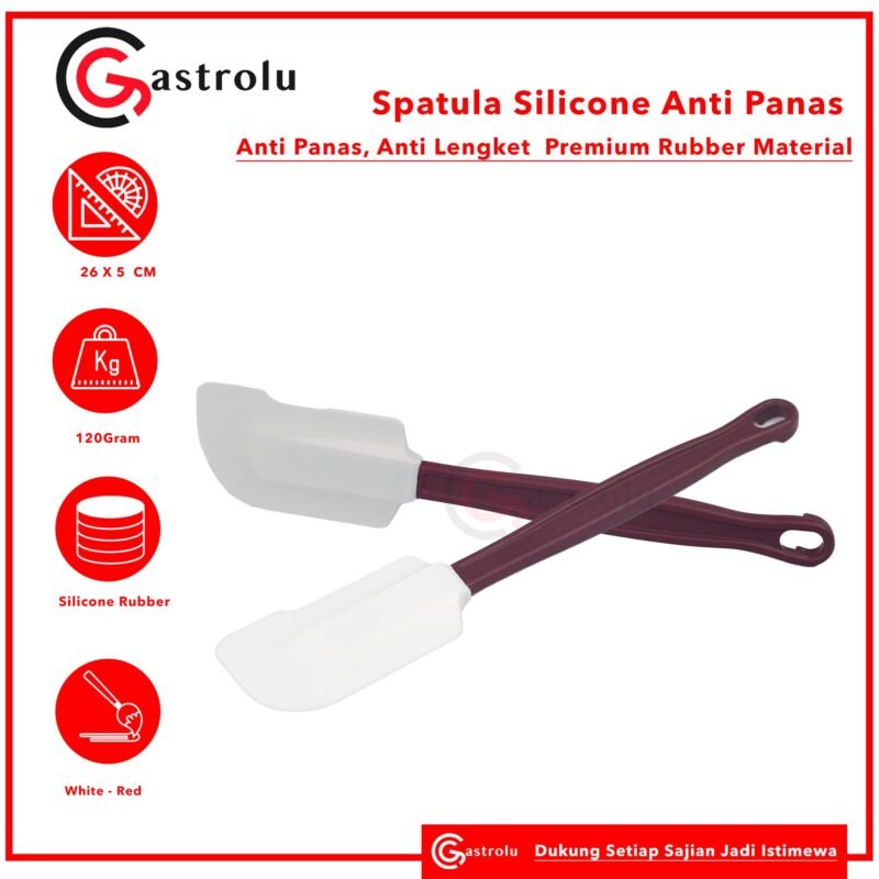 Spatula Silicone Anti Panas – Food Grade & Tahan Suhu Tinggi