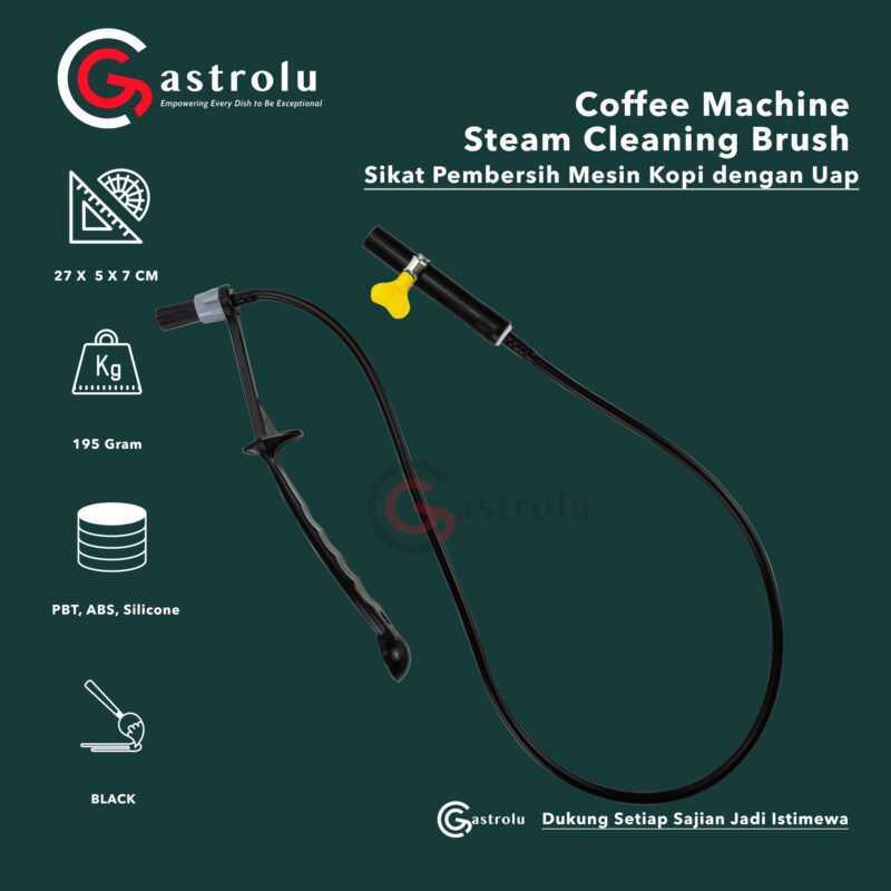 Sikat Pembersih Mesin Kopi dengan Uap  – Steam Cleaning Brush Barista coffeshop