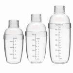 Cocktail Shaker Plastik Transparan