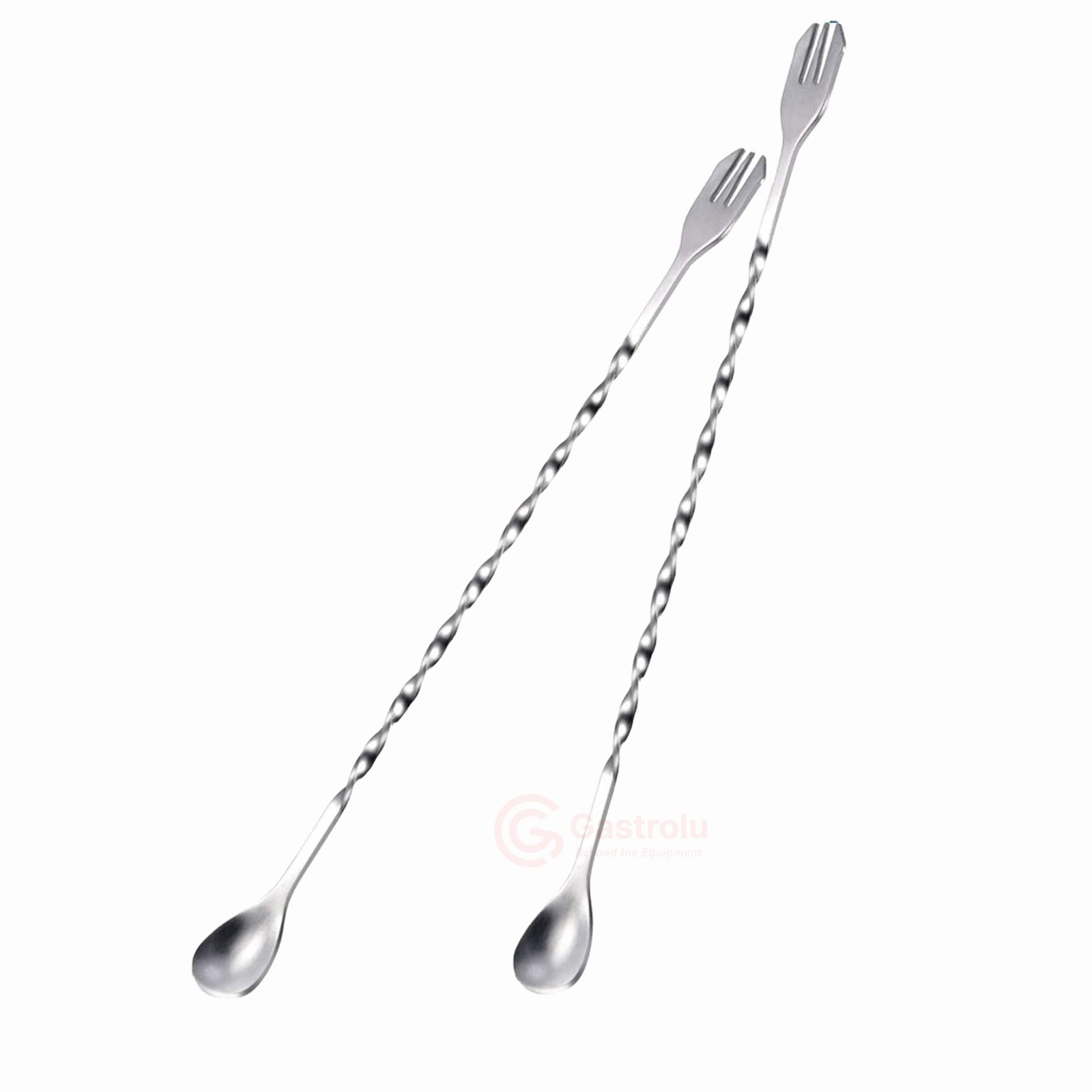 2 Bar Spoon Spiral Stainless - Gambar 1