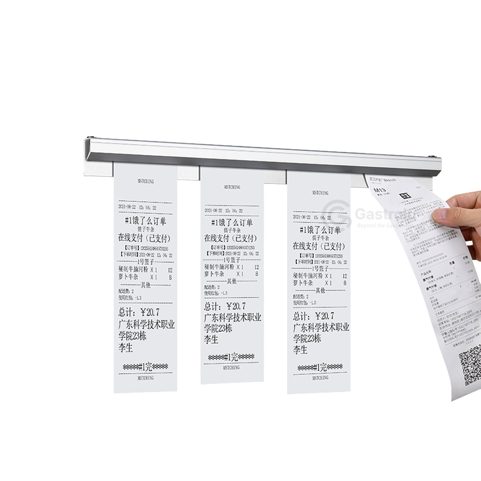 BILL copy Bill Holder Aluminium – Penjepit Nota & Struk untuk Restaurant & Cafe - Gambar 1