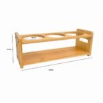 Rak Botol Sirup Kayu Bambu  Bottle Stand - Gambar 3
