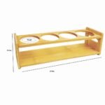 Rak Botol Sirup Kayu Bambu  Bottle Stand - Gambar 4