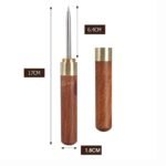 Ice Pick  Stainless Steel - Brass Ring | Bartender - Gambar 2