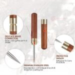 Ice Pick  Stainless Steel - Brass Ring | Bartender - Gambar 3