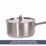 MorganWare Saucepan Stainless Steel SUS 304 3-Ply Base  Professional Cookware Series - Gambar 8
