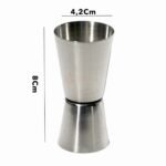 Gelas Takaran Minuman Stainless 25/50ml - Gambar 3
