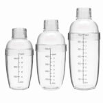Cocktail Shaker Plastik Transparan - Gambar 2