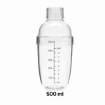 Cocktail Shaker Plastik Transparan - Gambar 5