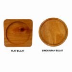 Wooden Coaster  Mahoni Premium - Gambar 2