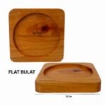 Wooden Coaster  Mahoni Premium - Gambar 3