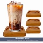 Wooden Coaster  Mahoni Premium - Gambar 5