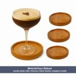 Wooden Coaster  Mahoni Premium - Gambar 6