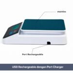 Digital Kitchen Scale Waterproof 6kg – Timbangan USB Tahan Air - Gambar 5