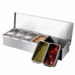 Kotak Bumbu  garnis Stainless Steel 6 in 1 - Gambar 2