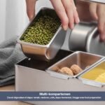 Kotak Bumbu  garnis Stainless Steel 6 in 1 - Gambar 4