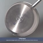 MorganWare Fry Pan Stainless Steel SUS 304 3-Ply Base Professional Cookware Series - Gambar 4