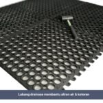 Rubber Floor Mat – Anti Slip Rubber Mat 90 × 90 cm - Gambar 5