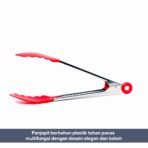 Capit Makanan Stainless Steel 22 cm Non-Stick Safe - Gambar 4
