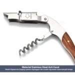 Corkscrew  Wine Opener Stainless - Gambar 4