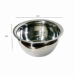 Stainless Oil Strainer Bowl – Baskom & Saringan Minyak SUS304 Food Grade (1 Set) - Gambar 3