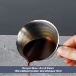 Stainless 100ml  Mini Pitcher Takaran Espresso - Gambar 4