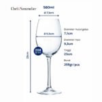 Gelas Wine Tulip Cabernet 58cl – 47cl - Gambar 3