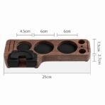Tamping Station Barista Kayu – Dudukan Portafilter, Tamper & Distributor - Gambar 3