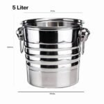 Ice Bucket Stainless Steel - Gambar 5