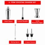 Bar Tools Set 6 in 1 Stainless - Gambar 6