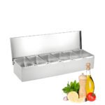 Kotak Bumbu  garnis Stainless Steel 6 in 1